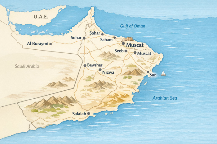 How Many Cities Are in Oman?