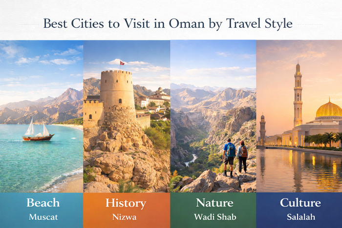 Best Cities to Visit in Oman by Travel Style