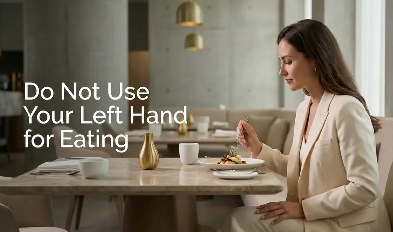Do Not Use Your Left Hand for Eating